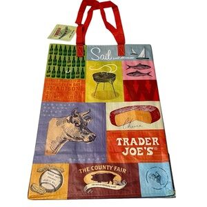 NWT Trader Joe’s Wisconsin Reusable Shopping Grocery Bag
